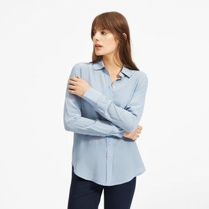 Everlane clean silk shirt